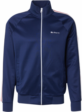 Ben Sherman Tepláková bunda  námornícka modrá / červená / biela