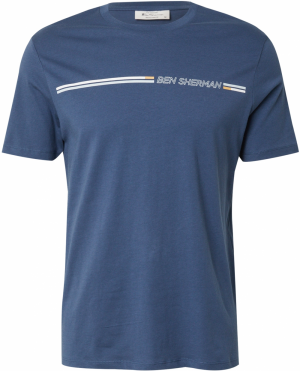 Ben Sherman Tričko  námornícka modrá / oranžová / biela