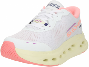 SKECHERS Športová obuv 'MAX CUSHIONING GLIDE-STEP'  námornícka modrá / svetložltá / lososová / biela