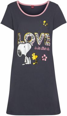 PEANUTS Nočná košieľka  žltá / antracitová / ružová / biela