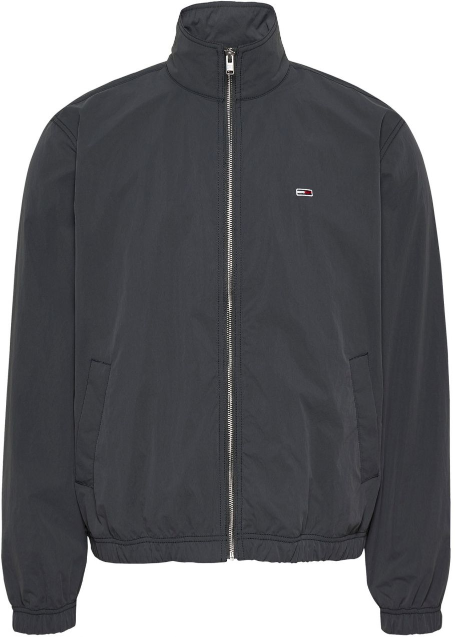 Tommy Jeans Prechodná bunda 'ESSENTIAL'  tmavosivá / červená / čierna / biela