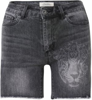 KOROSHI Džínsy  čierny denim