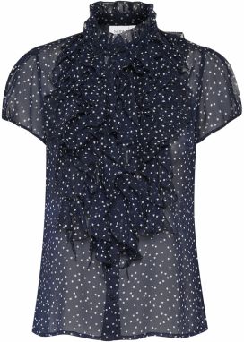 SAINT TROPEZ Tričko 'LiljaSZ'  tmavomodrá / biela