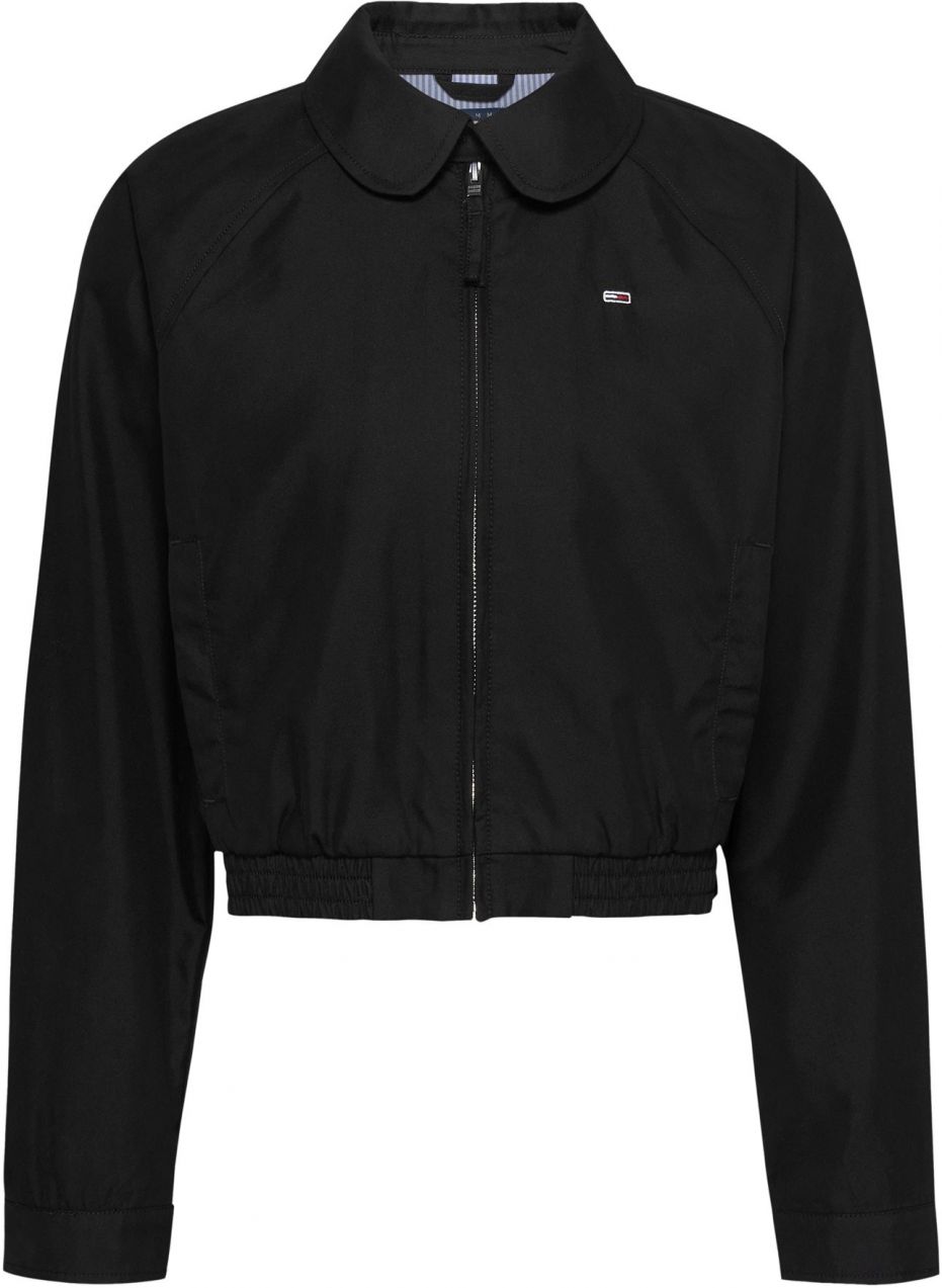 Tommy Jeans Prechodná bunda  čierna