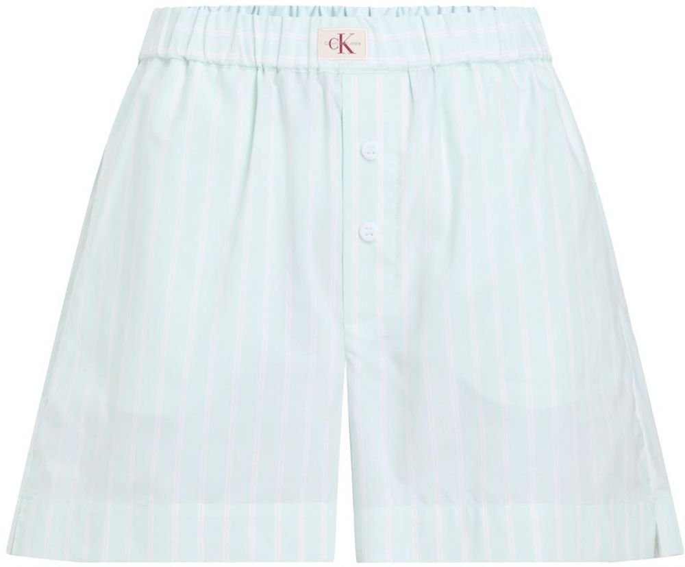 Calvin Klein Jeans Nohavice  pastelovo modrá / biela