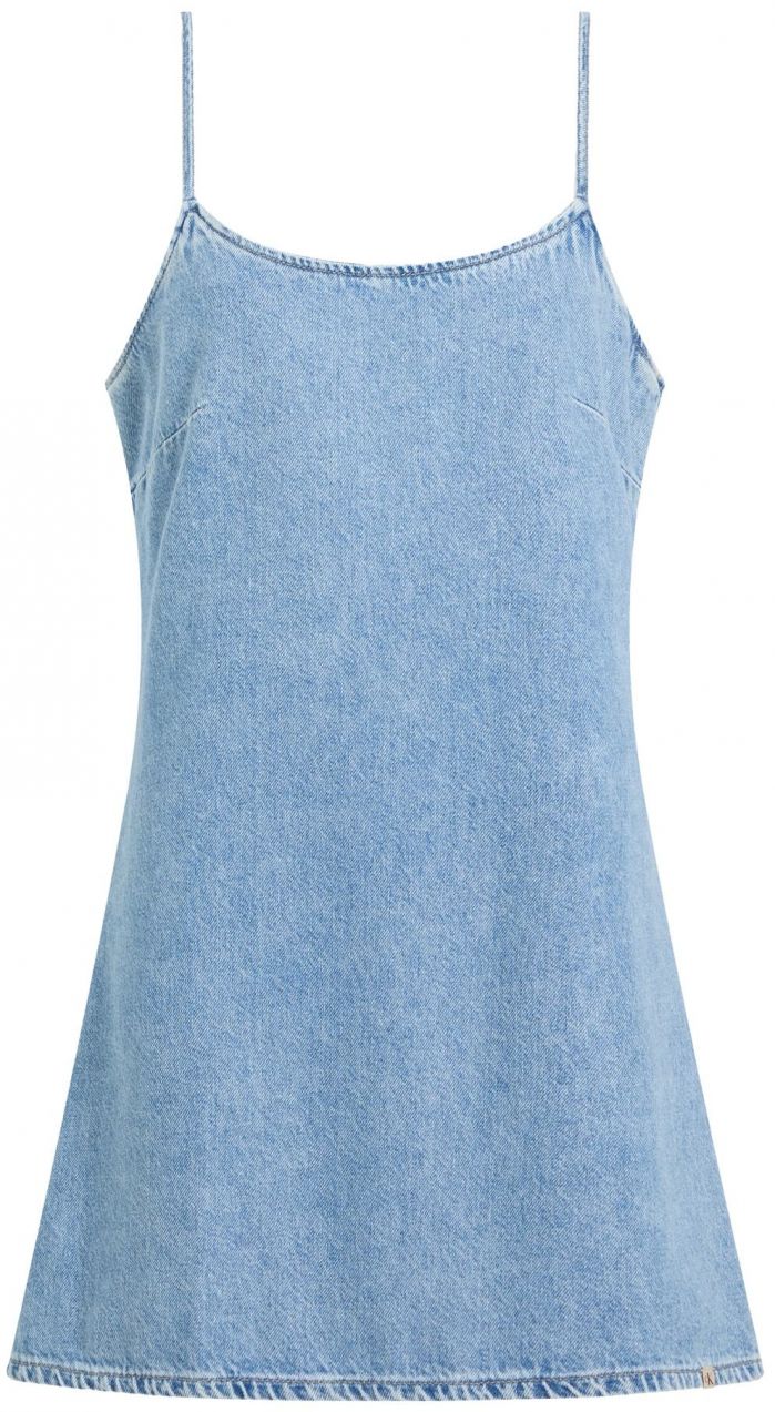 Calvin Klein Jeans Šaty 'ICONIC'  modrá denim