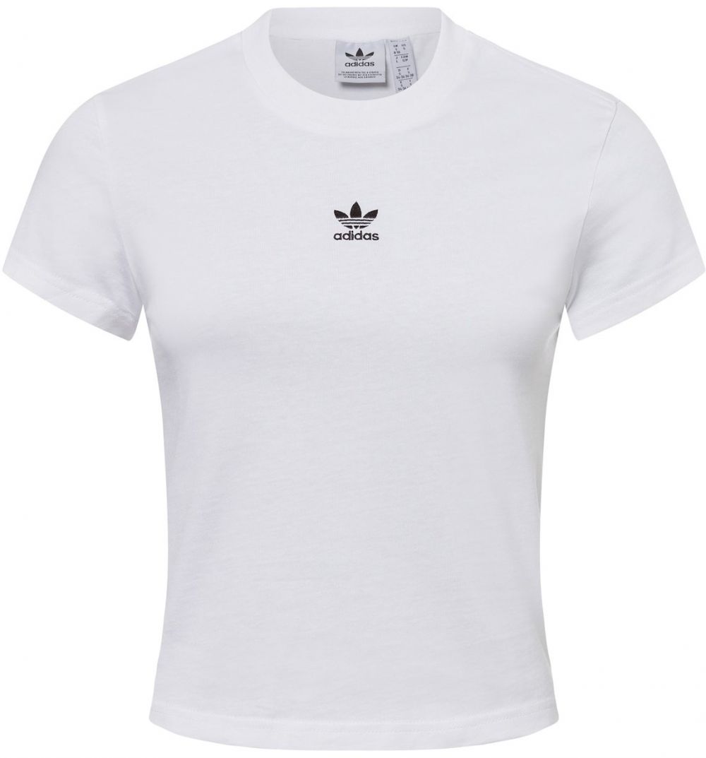 ADIDAS ORIGINALS Tričko 'Essentials'  čierna / biela