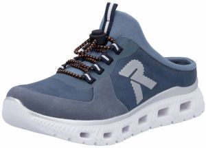 Rieker Sport Slip-on obuv  dymovo modrá / opálová