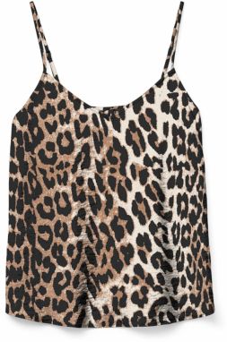 VERO MODA Top 'VMJOSIE'  krémová / tmavobéžová / čierna