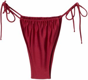 Bershka Bikinové nohavičky  burgundská