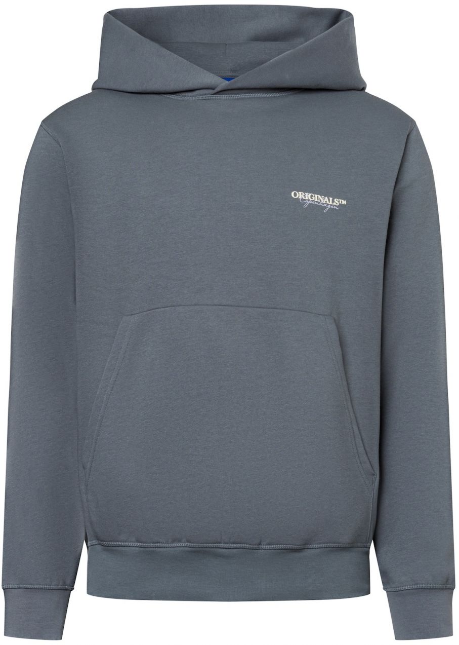 JACK & JONES Mikina 'JORIslington'  pastelovo modrá / čadičová / biela
