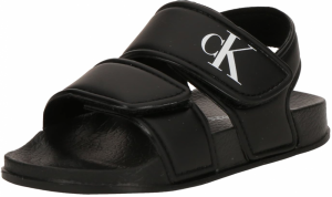 Calvin Klein Jeans Otvorená obuv  čierna / biela