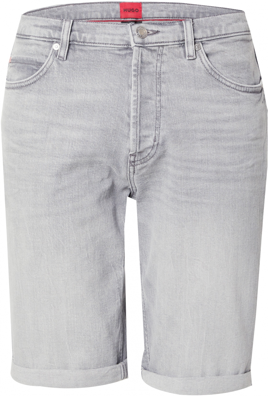 HUGO Džínsy  sivý denim