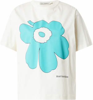 Marimekko Tričko 'JAKSO'  nefritová / čierna / biela