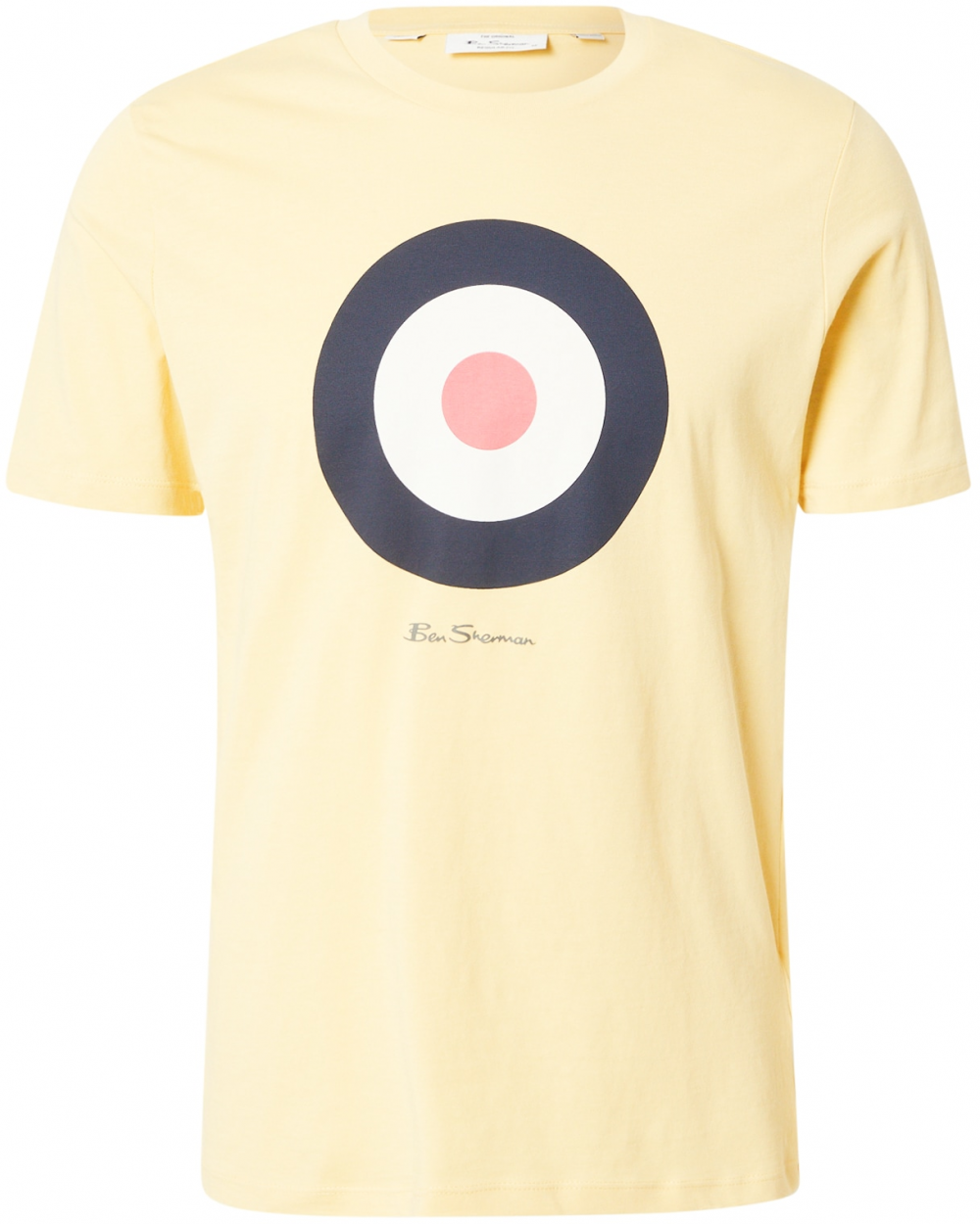 Ben Sherman Tričko 'Signature Target'  svetložltá / melónová / čierna / biela