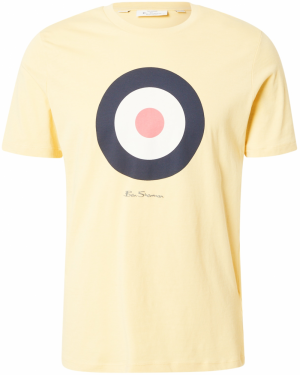 Ben Sherman Tričko 'Signature Target'  svetložltá / melónová / čierna / biela