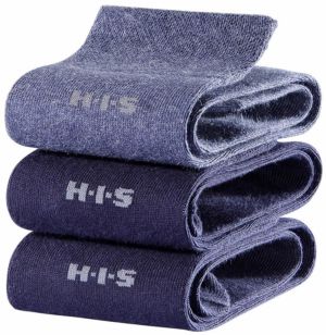H.I.S Podkolienky  námornícka modrá / modrosivá