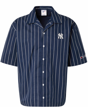 Champion Authentic Athletic Apparel Košeľa  tmavomodrá / biela