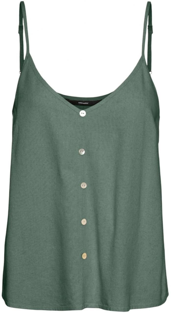 VERO MODA Top 'VMMYMILO'  tmavozelená