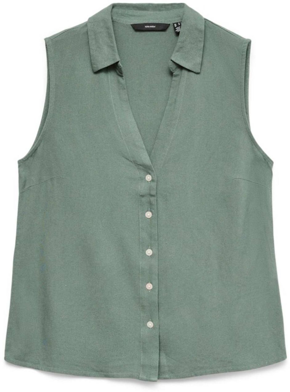 VERO MODA Blúzka 'VMMYMILO'  tmavozelená
