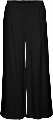 VERO MODA Plisované nohavice  čierna