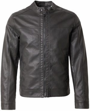 JACK & JONES Prechodná bunda 'Warner'  čierna