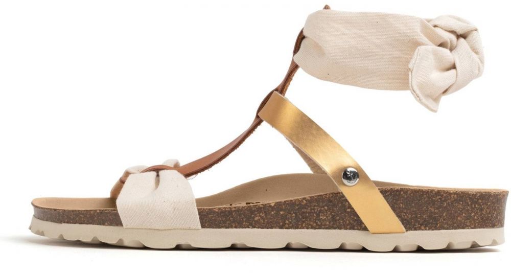 Bayton Sandále 'Fonelle'  svetlobéžová / hnedá / zlatá
