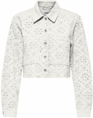 ONLY Prechodná bunda 'ELSA'  biely denim