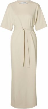 SELECTED FEMME Šaty 'ESSENTIAL'  krémová