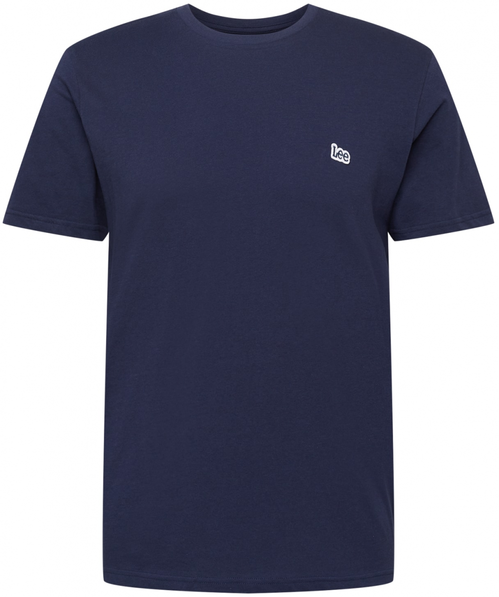 Lee Tričko 'SS PATCH LOGO TEE'  námornícka modrá / biela