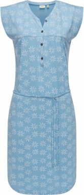Ragwear Košeľové šaty 'Zofka'  svetlomodrá / zlatá žltá / svetlosivá