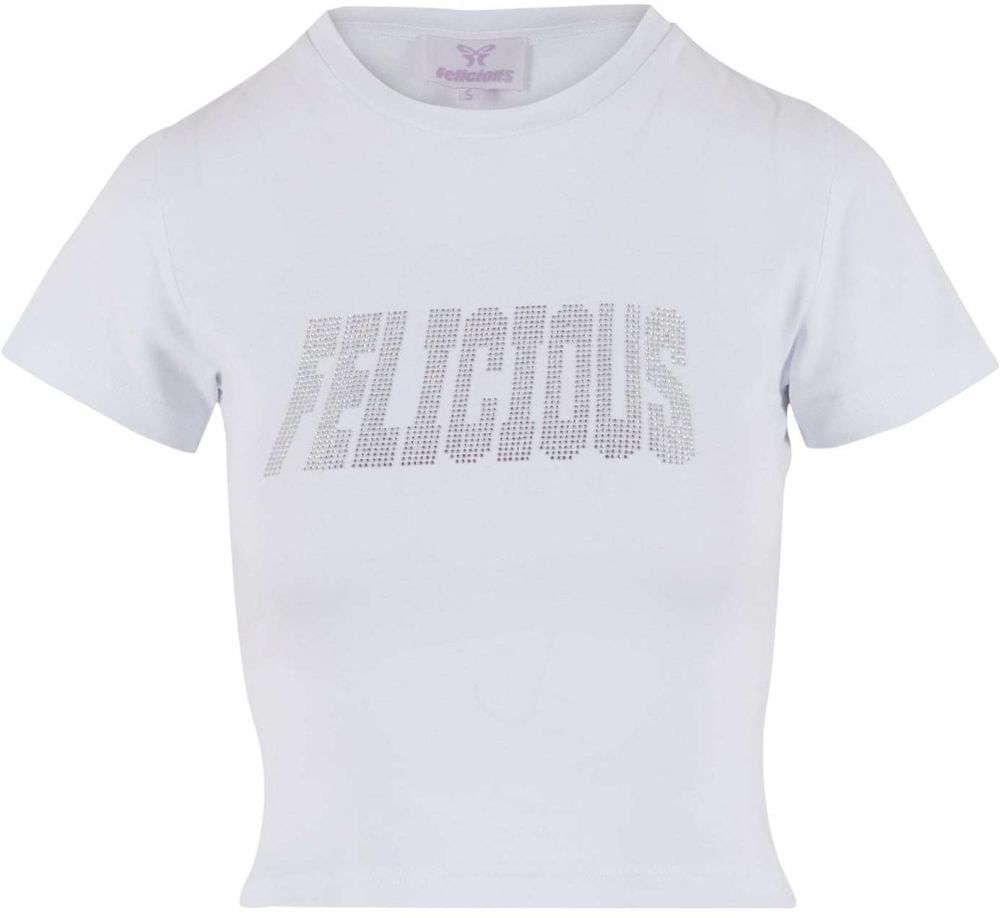 Felicious Tričko  strieborná / biela