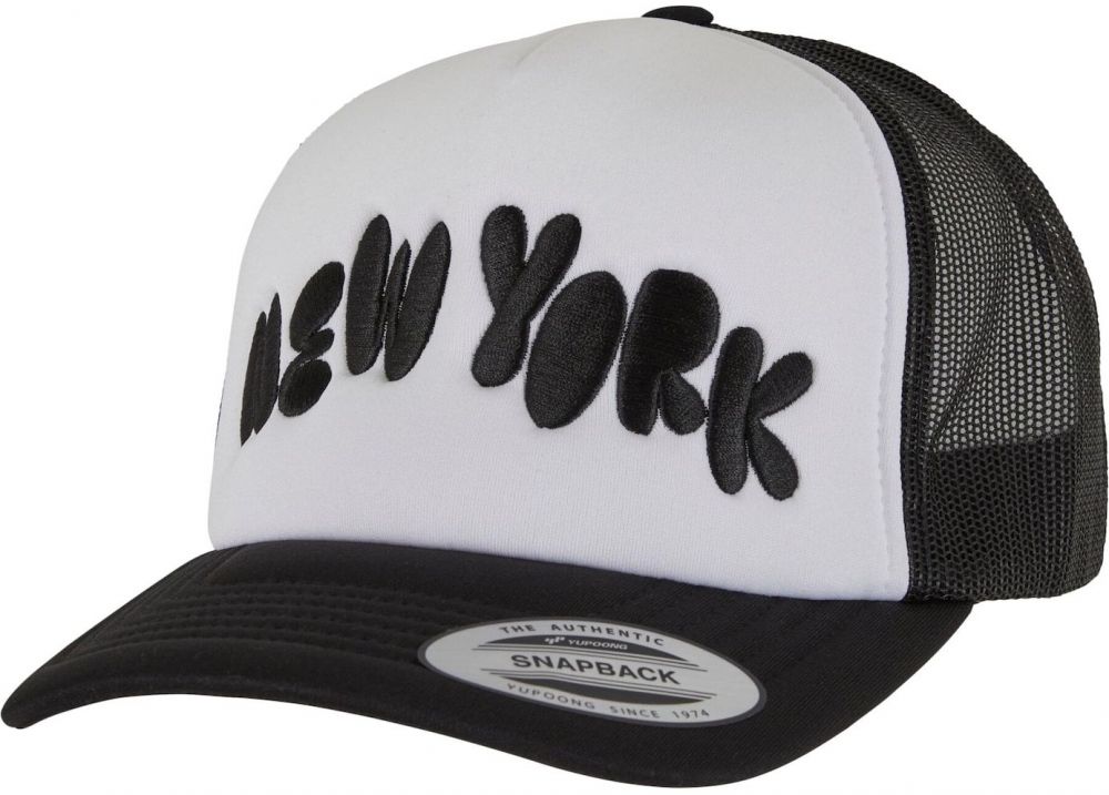 Mister Tee Čiapka 'Bubbly NY'  čierna / biela