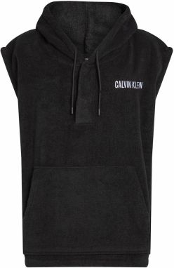 Calvin Klein Swimwear Mikina 'Intense Power'  čierna / biela