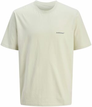 JACK & JONES Tričko 'JJJorsplit'  námornícka modrá / modrá melírovaná / mätová / oxidová