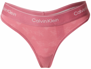 Calvin Klein Underwear Tangá  ružová / šedobiela