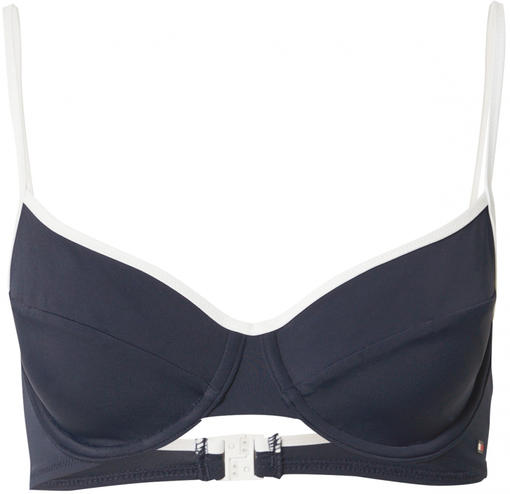 Tommy Hilfiger Underwear Bikinový top  námornícka modrá / biela