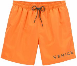 VENICE BEACH Plavecké šortky  modrá / oranžová