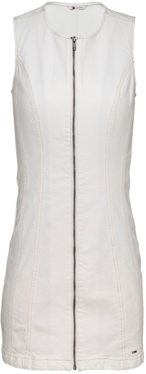 Tommy Jeans Šaty  biely denim