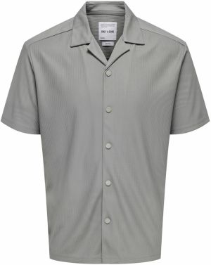 Only & Sons Košeľa 'ONSKari'  tmavosivá