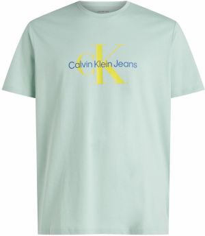 Calvin Klein Jeans Tričko 'HERO'  modrá / tmavožltá / mätová