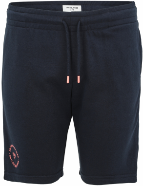 Jack & Jones Plus Nohavice 'JPSTGordon JJSimon'  tmavomodrá / melónová