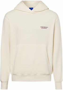 JACK & JONES Mikina 'JJJorislington'  slonová kosť / červená / čierna