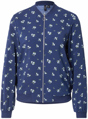 VERO MODA Prechodná bunda 'VMCoco'  námornícka modrá / svetlomodrá / olivová / biela