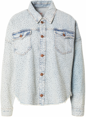 GUESS Prechodná bunda  modrá denim