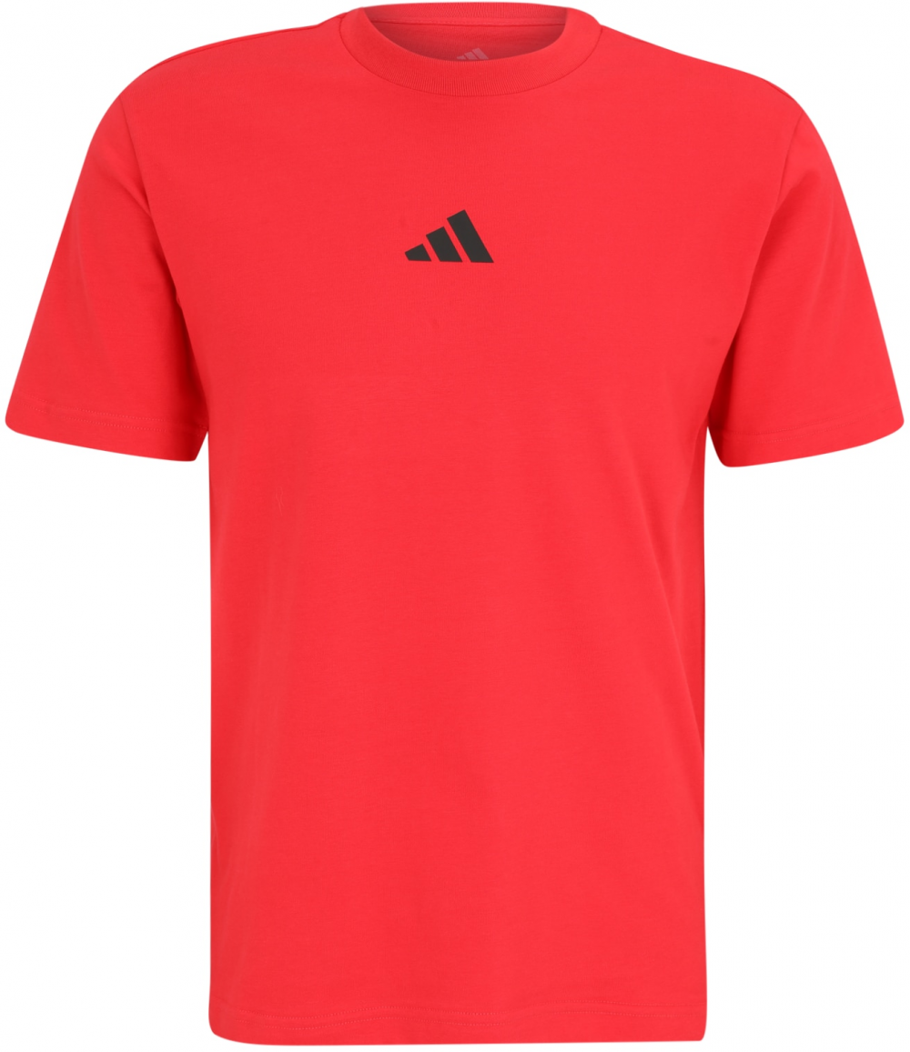 ADIDAS SPORTSWEAR Funkčné tričko  jasne červená / čierna