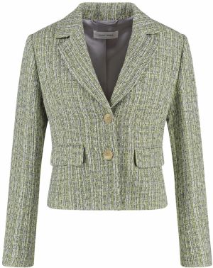 GERRY WEBER Blejzer  opálová / mätová / jablková / šedobiela