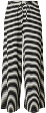 Gina Tricot Nohavice  čierna / biela