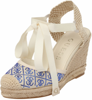 GUESS Espadrilky 'CYRENAE'  krémová / modrá