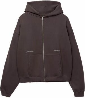 Pull&Bear Tepláková bunda  čokoládová